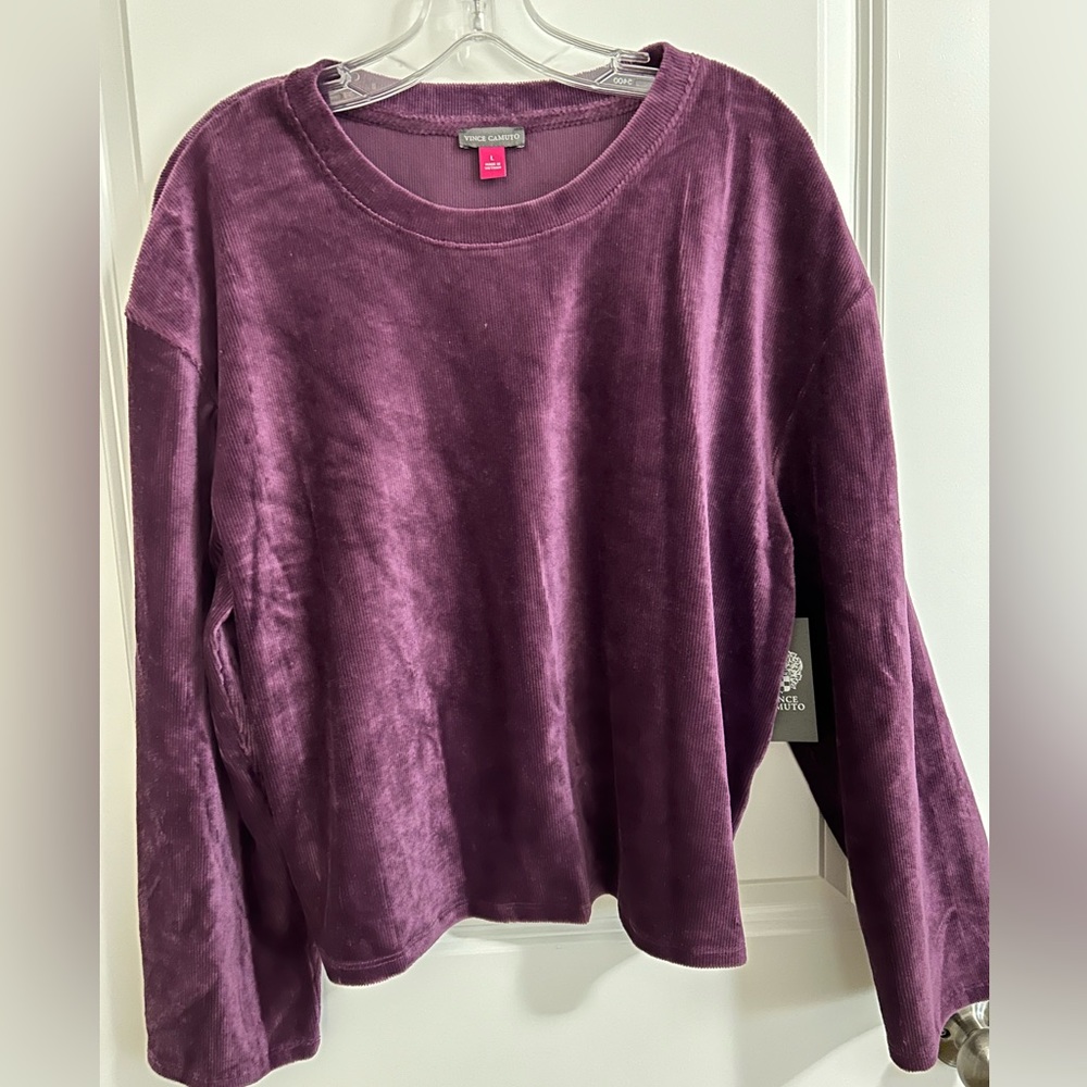 NWT • Vince Camuto Corduroy Top • Size Large